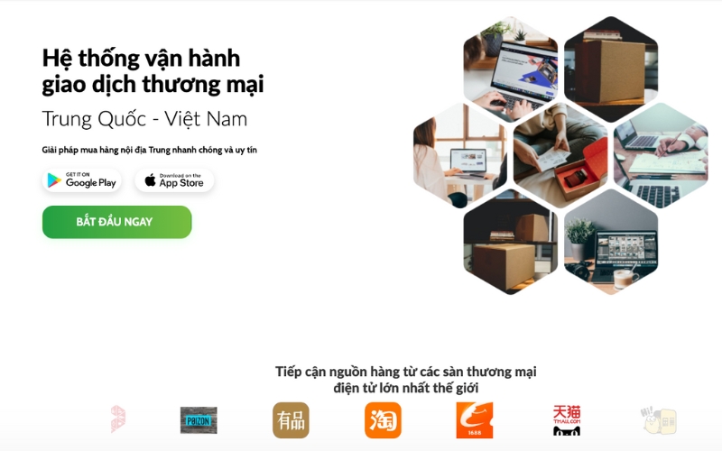 Trang web mua hàng Võ Minh Thiên Logistics