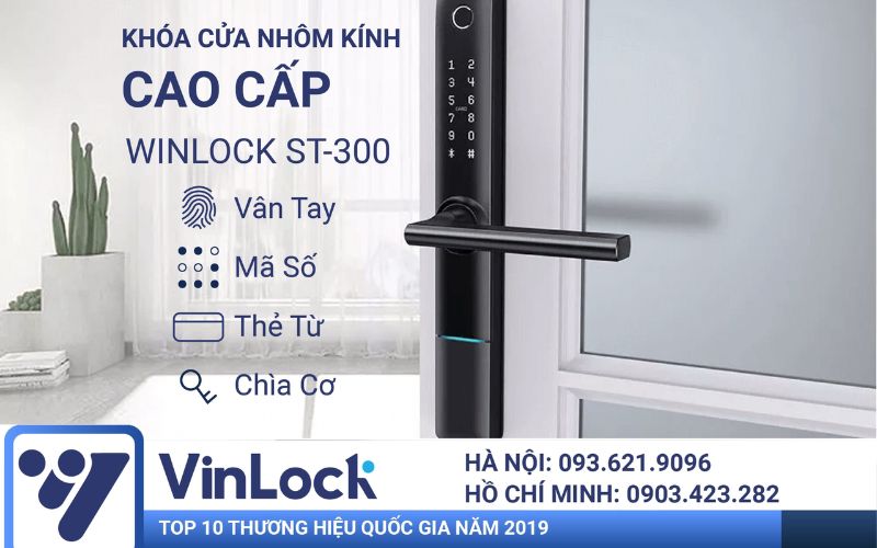cửa hàng khóa cửa điện tử vinlock