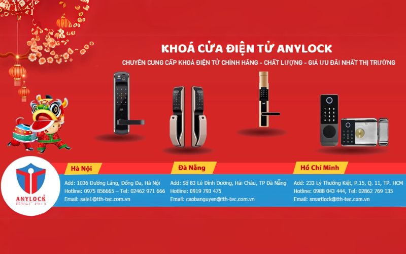 cửa hàng khóa điện tử Anylock