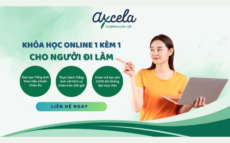 trung tâm tiếng anh cho người đi làm Axcela Việt Nam