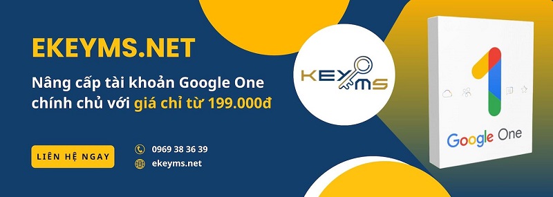 nâng cấp google one