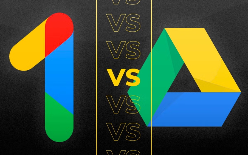 sự khác nhau của google one và drive