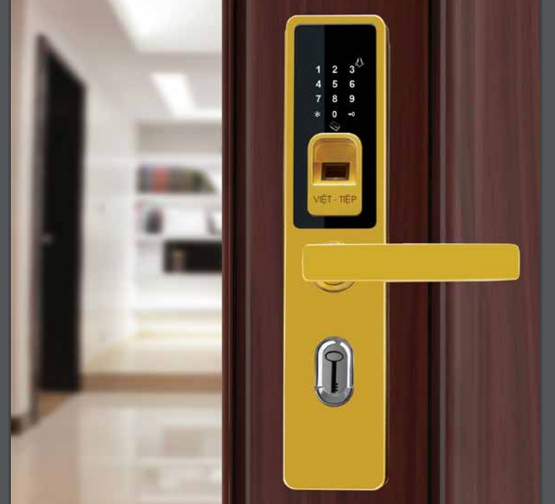 Khóa cửa vân tay Việt Tiệp 28285