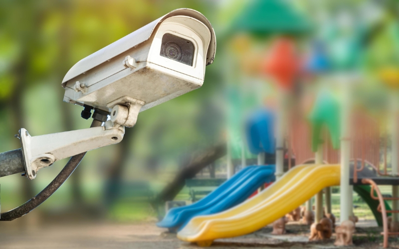 Các vị trí nên gắn camera trong trường mầm non