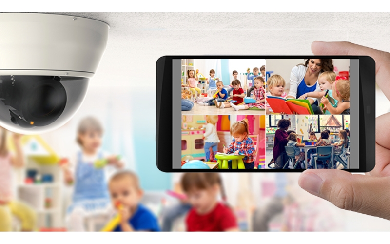 Chức năng cần có của hệ thống camera trường mẫu giáo