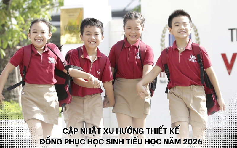 xu hướng thiết kế đồng phục học sinh tiểu học