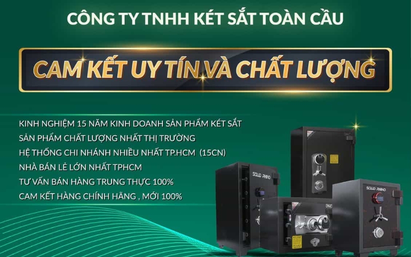 Công ty TNHH két sắt Toàn Cầu