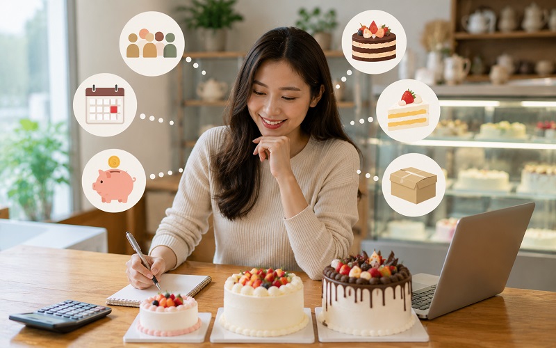kinh nghiệm đặt size bánh sinh nhật