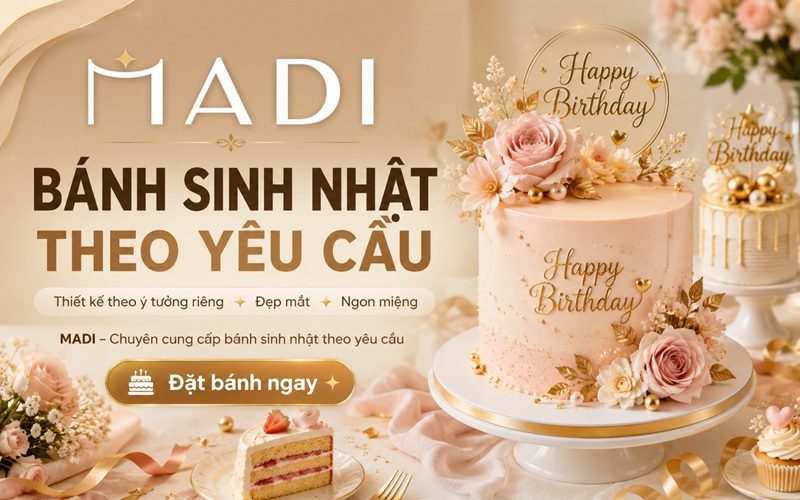 địa chỉ mua bánh sinh nhật madi